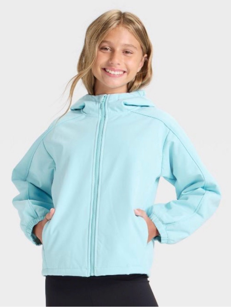 Girls' Softshell Jacket - All In Motion / Water Resistant